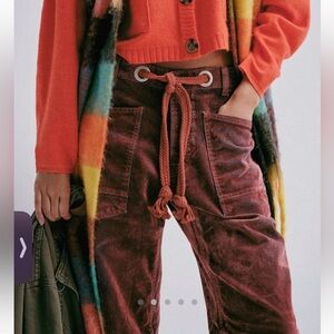 Free People Moxie chilli size 24 Barrel Pants